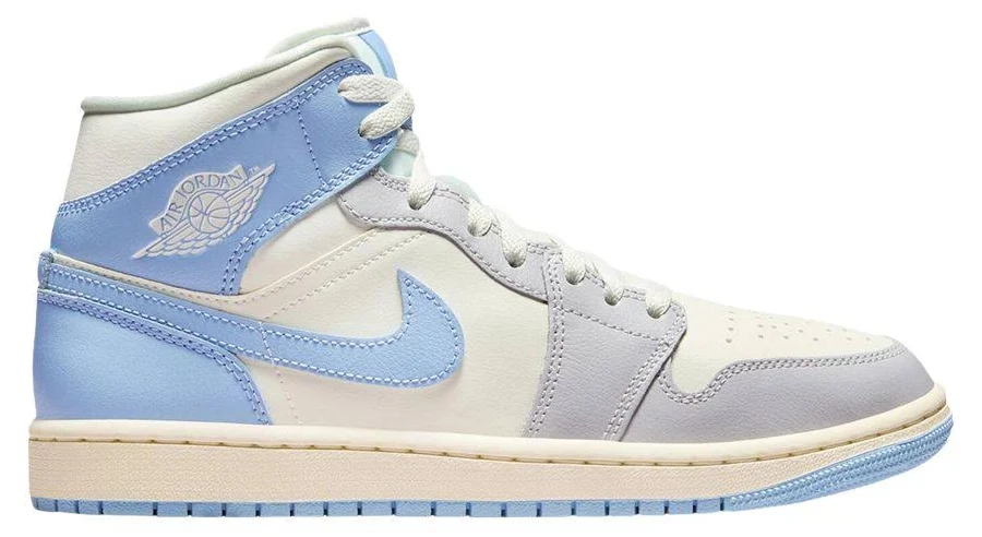 Wmns Air Jordan 1 Mid 'Psychic Blue Sail Coconut Milk' | Women's Size 13