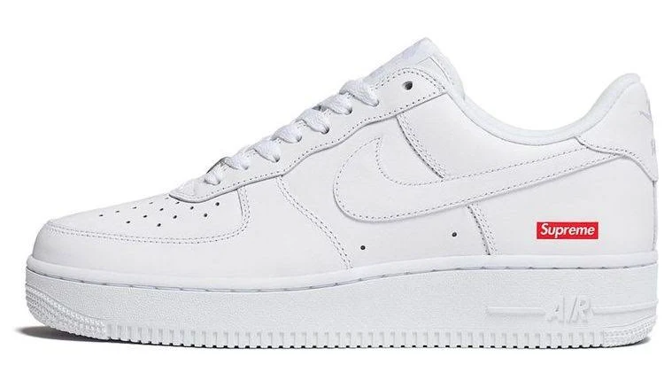 Nike x Supreme Air Force 1 Low 'Box Logo - White' CU9225-100 US 3