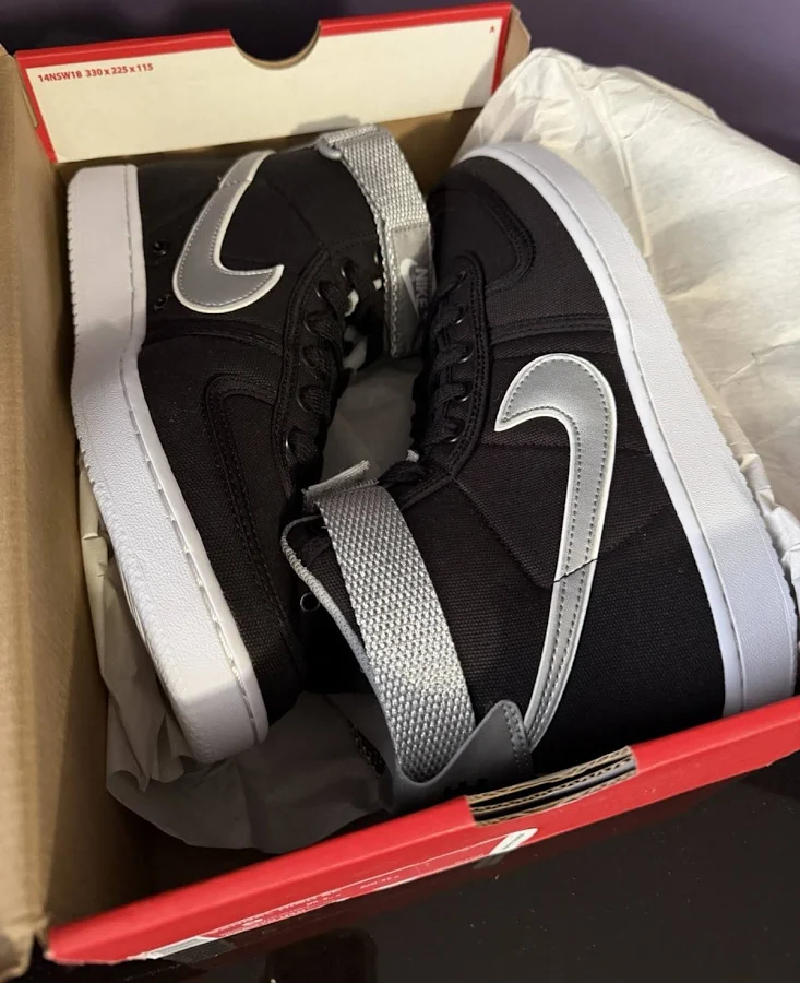 NikeLab Vandal High SP Terminator 2015 Black Metallic Silver Size 9