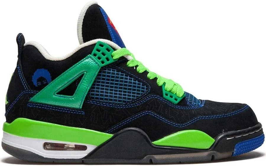 air jordan 4 superman retro sneakers
