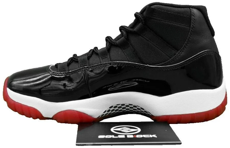 Nike Air Jordan 11 Retro High Men's red black shoes