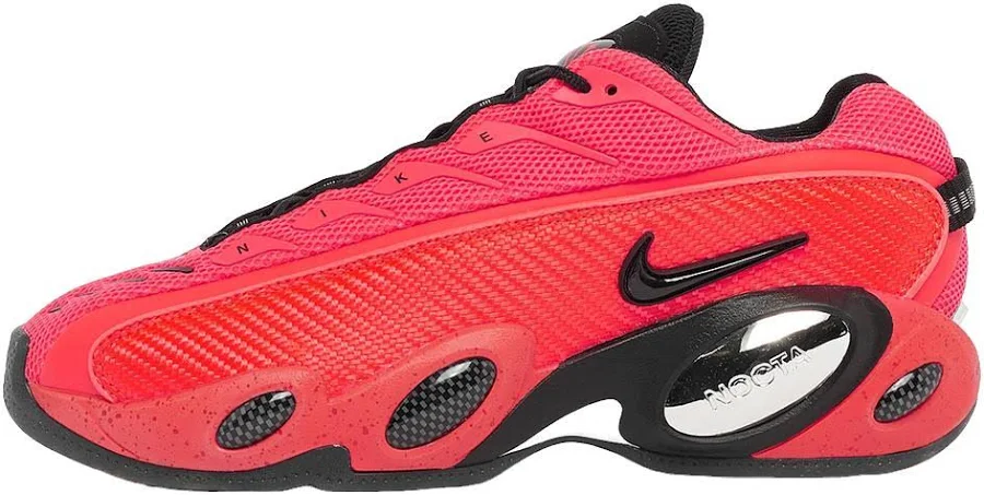 Nike X Nocta Drake Glide Men Sneakers - Bright Crimson/black/black