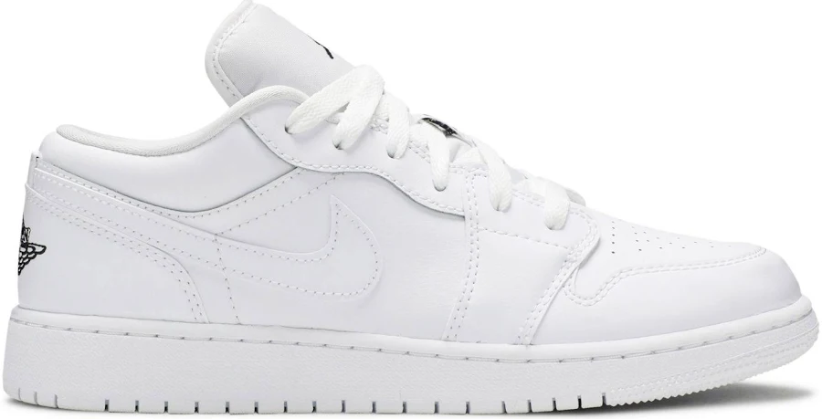 Air Jordan 1 Low GS 'White Black' | Kid's Size 3.5