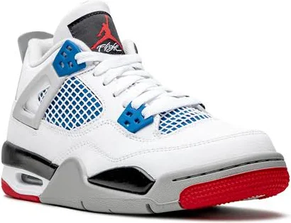 Jordan Kids - Air Jordan 4 Retro "What The" sneakers - kids - Leather/Nylon/Rubber - 3.5 Kids - White
