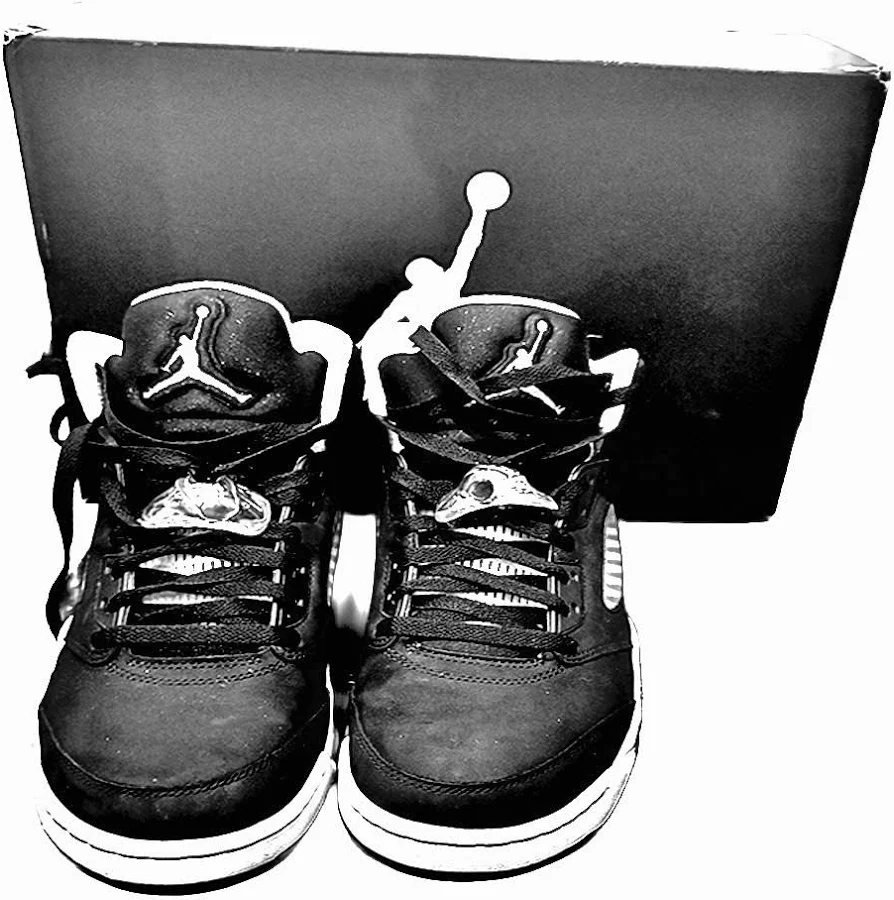Jordan Air Jordan 5 Oreo Black White High Top Retro Basketball Sneaker