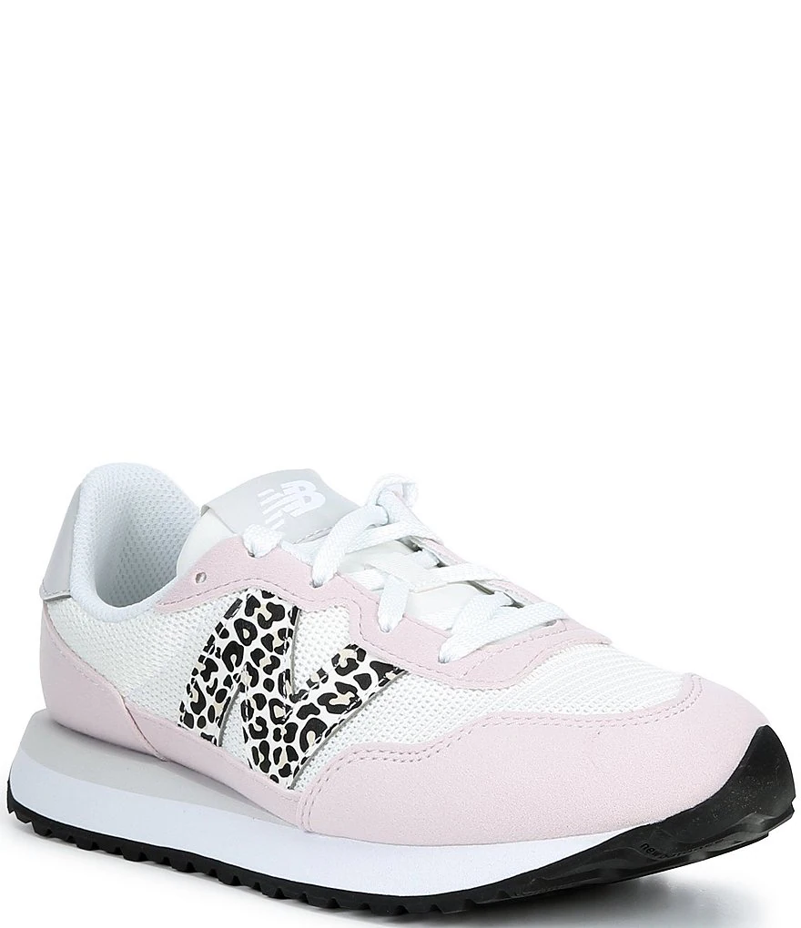 New Balance Girls' 237 Leopard Logo Sneakers (Youth)