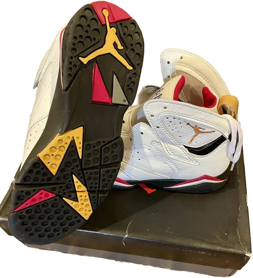 Air Jordan 7 OG (Original) Cardinal 1992 Box.size 10.