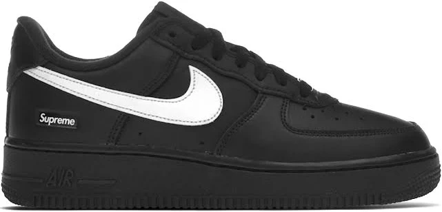 Nike Air Force 1 Low Supreme Black White CU9225-002 | Size US 11.5