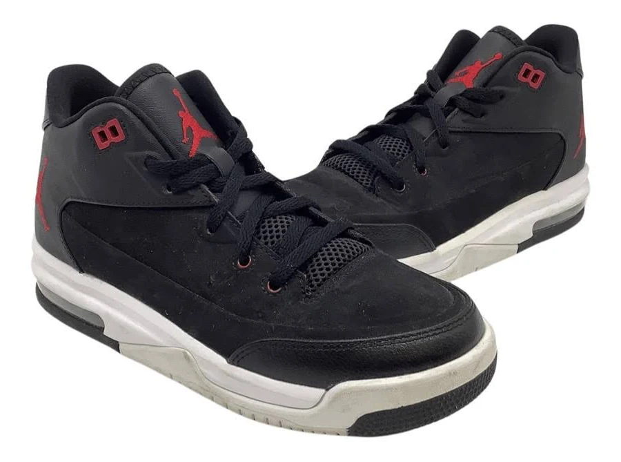 Nike Jordan Flight Origin 3 Retro Youth Black Red White 820246-001