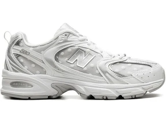 New Balance Women's 530 Metallic/Polka Dots" Sneakers - White - Low-top sneakers - 10.5