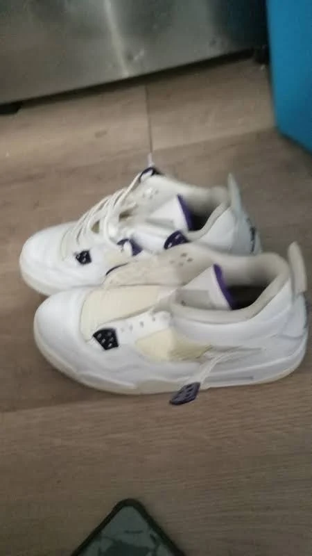 Jordan 4 retro metallic purple1