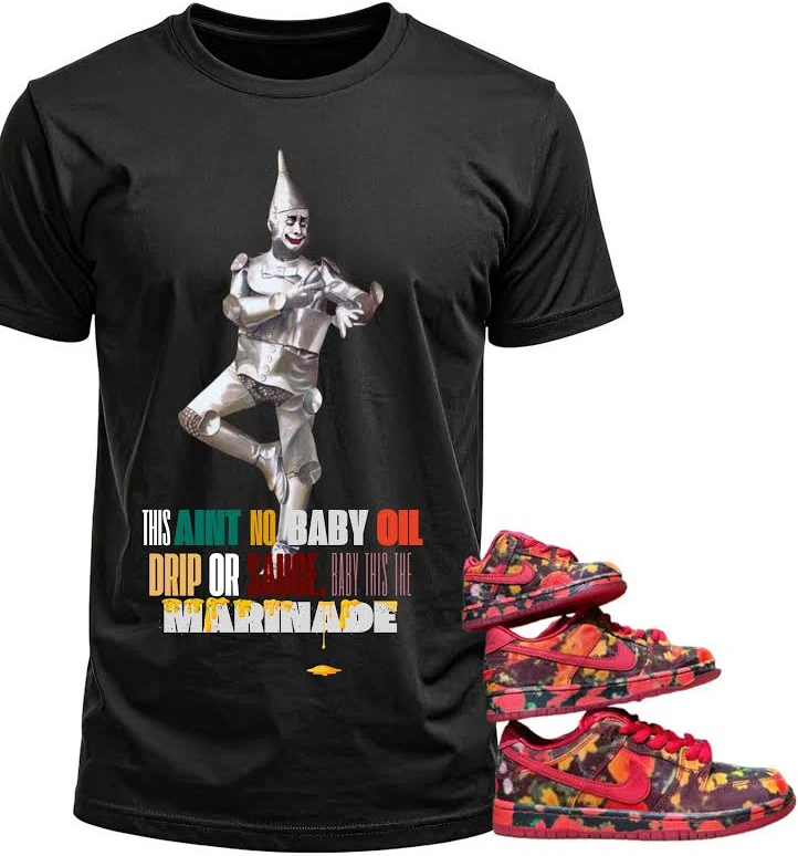 Wizards of OZ X Nike SB Dunk Low Sneaker Match Tee | Sneakertees to go with Wizard of OZ Dunks | Sneaker Matching Tee