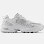 New Balance 530 White Silver Metallic Polka Dots U530HFW Mens sizing