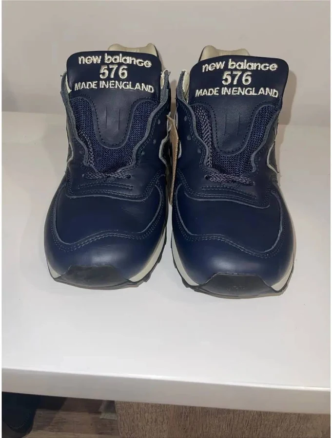 OU576LNN New Balance 576 Navy Blue Men`s US Size 9 Made In UK