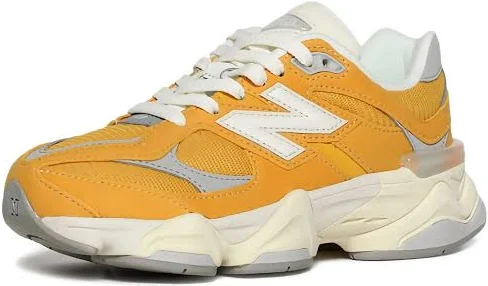 New Balance Kids - 9060 sneakers - kids - Rubber/Fabric/Calf Leather/Fabric - 4.5 Kids - Gold