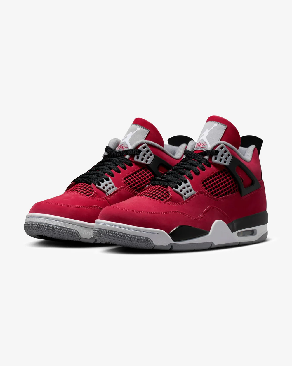 Jordan Aj 4 Retro - Fire Red / White / Black / Cement Grey - - / 8