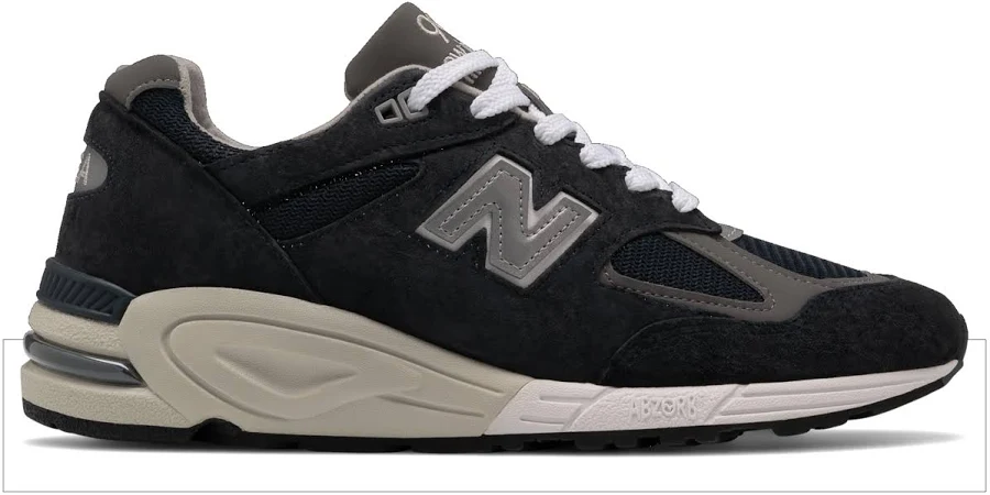 NEW BALANCE M990 V2 MADE IN USA Navy Blue Mens Sneakers