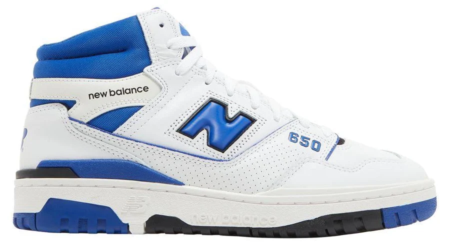 New Balance Men's 650R White Royal Blue