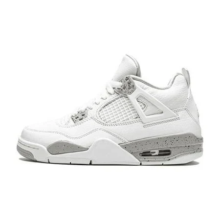 Jordan Grade School Air Jordan 4 Retro GS White Oreo Dj4699 100 from Stadium Goods, Boy's, Size: 4Y, Gray