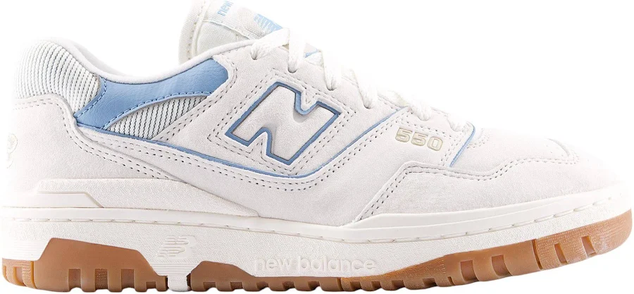 New Balance Women's 550 Shoes, M8.5/W10, Still Water/White