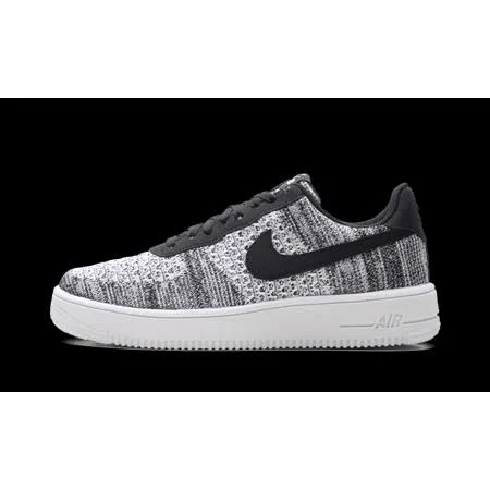 Nike Mens Air Force 1 Flyknit Low 2.0 Oreo Av3042 001 Av3042 001 from Stadium Goods, Men's, Size: 8.5, Black
