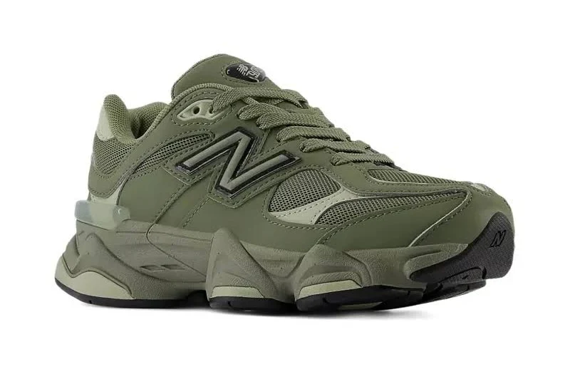 9060 "dark Olivine" Sneakers In Green