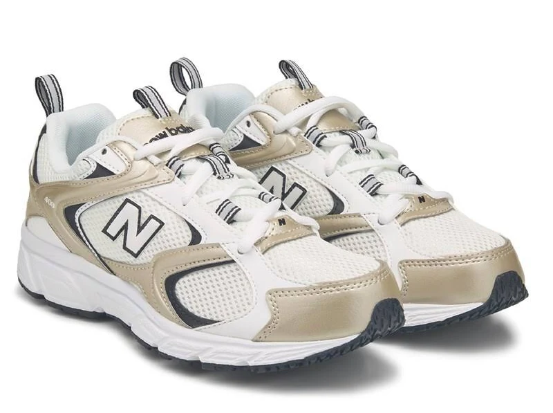 New Balance Women's 408 Sneaker White/Gold