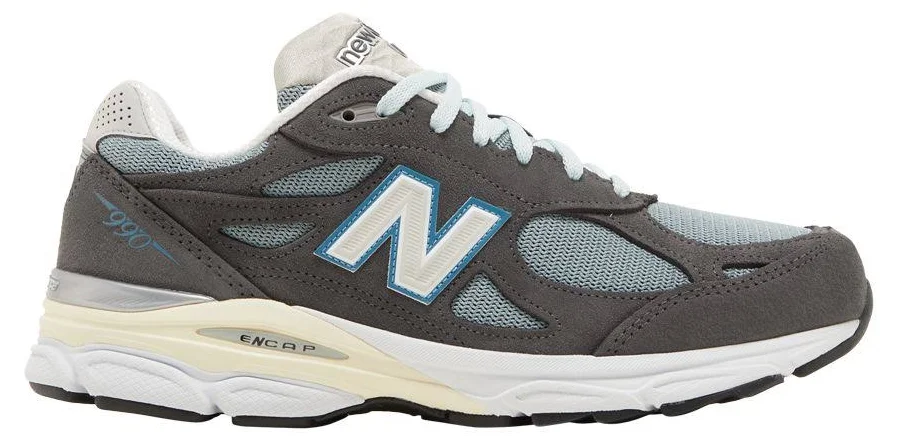 Kith x New Balance 990v3 Made in USA 'Steel Blue' | Grey | Men's Size 6