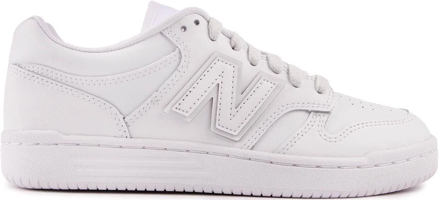New Balance Womens 480 Sneakers - White, Size: 6