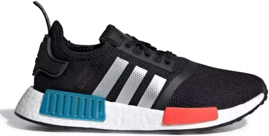 adidas NMD R1 Core Black Silver Metallic