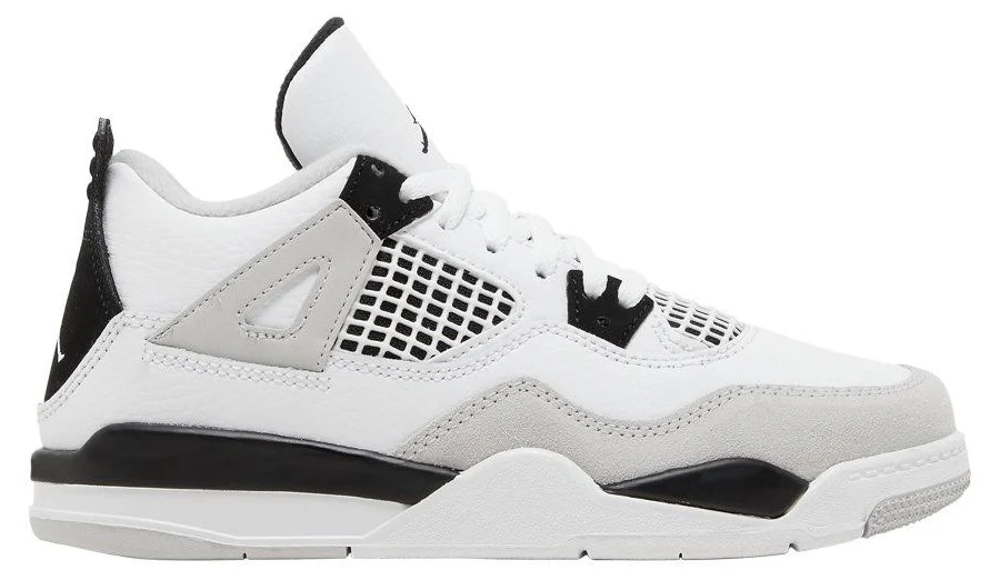 Air Jordan 4 Retro PS 'Military Black' | White | Kid's Size 13.5