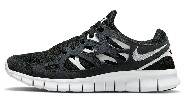 Nike Women's (Wmns) Free Rn 2 Off Noir' - Black - Low-top sneakers - 8