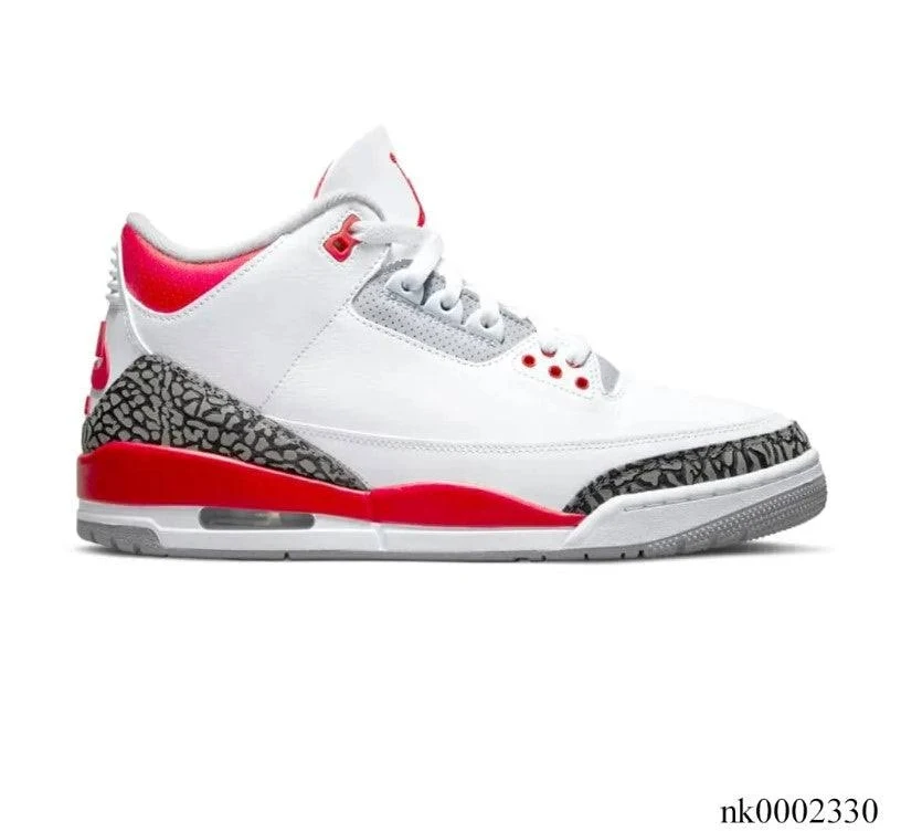 Air Jordan 3 Retro Fire Red Shoes Sneakers