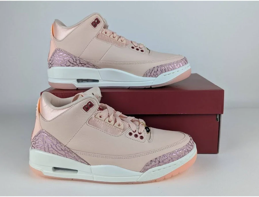 Nike Shoes | Nike Air Jordan 3 Iii Retro Valentine's Day Treat Yourself Women's Size 8 Nib | Color: Pink/White | Size: 8 | Faulkersonb's Closet
