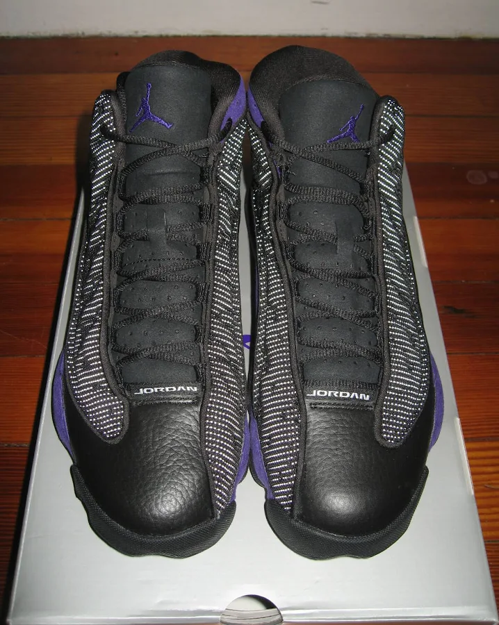 Air Jordan 13 Xiii Retro Purple Black Basketball Shoes Size 10