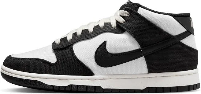 NIKE Men's Dunk Mid Canvas Sneakers