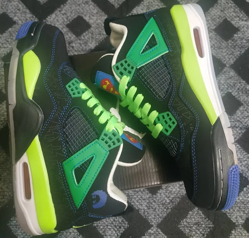 413 — Jordan 4 “Doernbecher” — Design‐Inspired Sneaker $175 Top 1:1 Build / 11