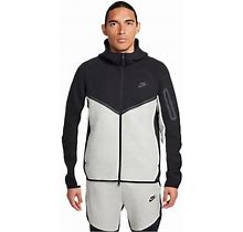 Nike Men's Black/Dk Grey Heather/Black Tech Windrunner Full Zip Medium