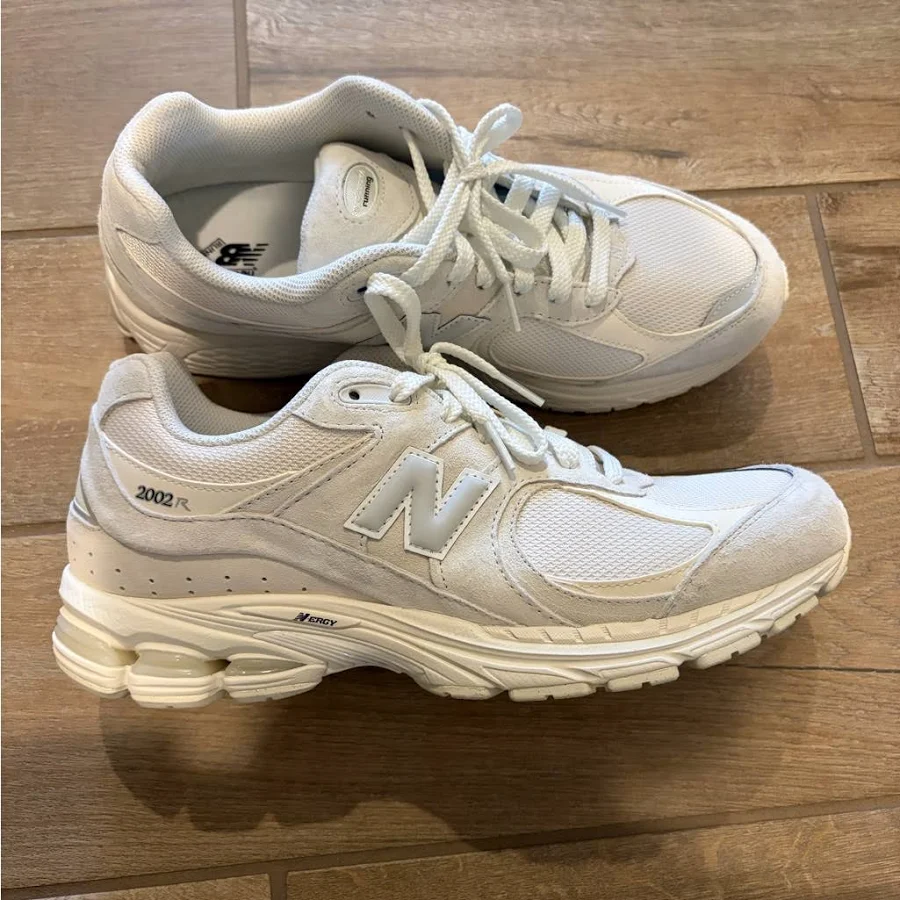 New Balance Shoes | New Balance 2002r All White Sneakers Men’s 11.5 New Never Worn | Color: White | Size: 11.5 | Estermcm's Closet