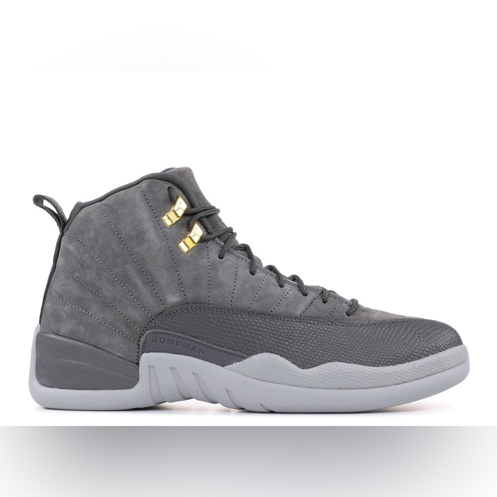 Grey RETRO Jordan 12's