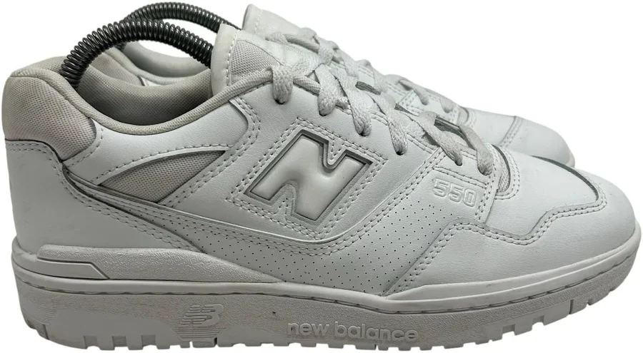 Balance 550 Men’s Size 8 Us Athletic Shoes Triple White Leather