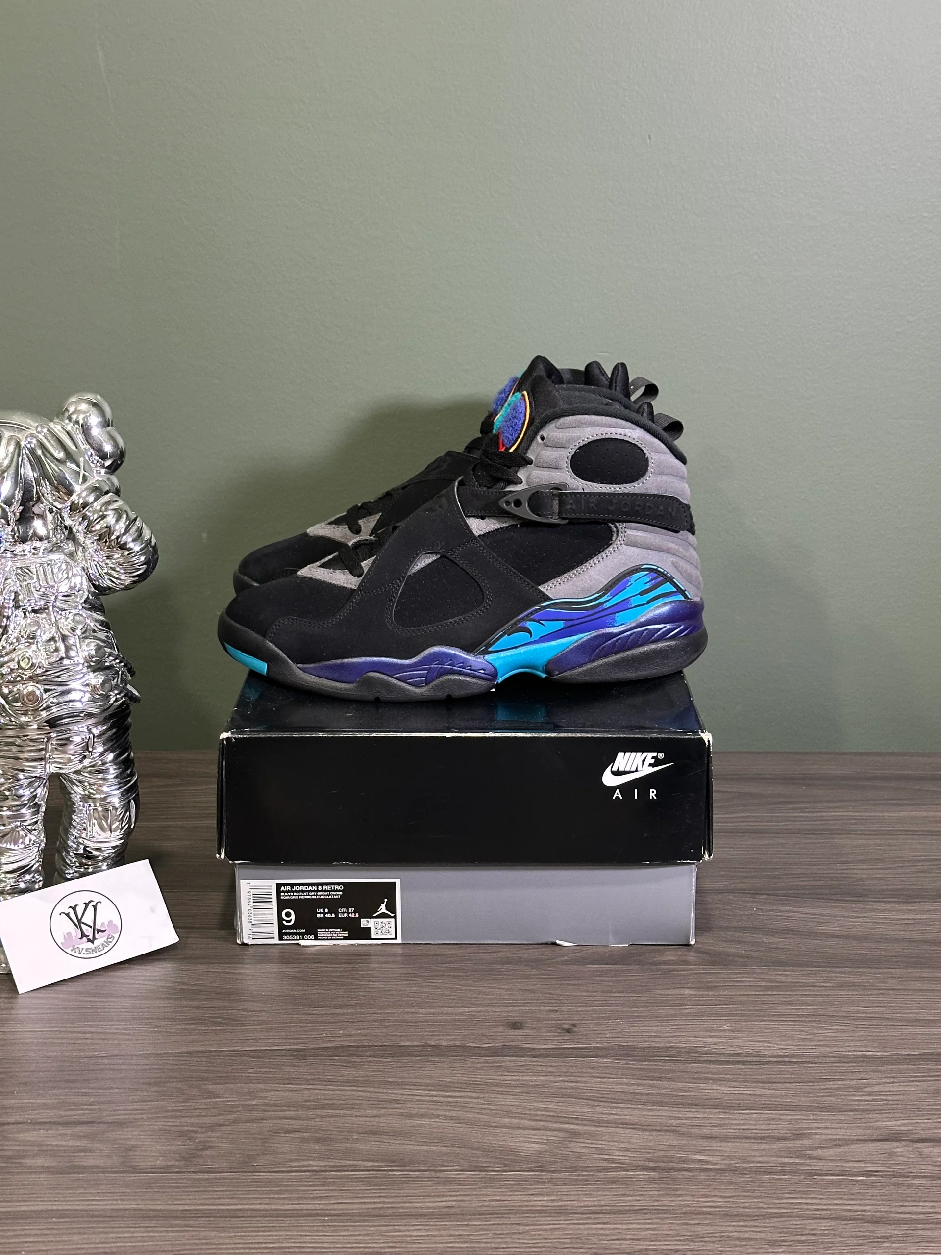 Jordan 8 Aqua 2025 - 9