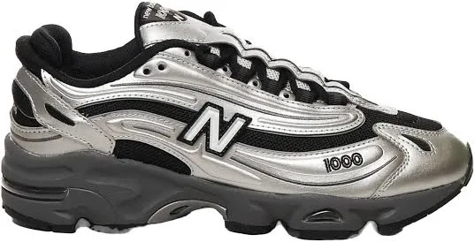 New Balance 1000 Lace-up Men Sneakers - Silver Metallic / Black