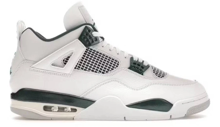 Jordan 4 Retro Oxidized Green/White/Grey -Size 5