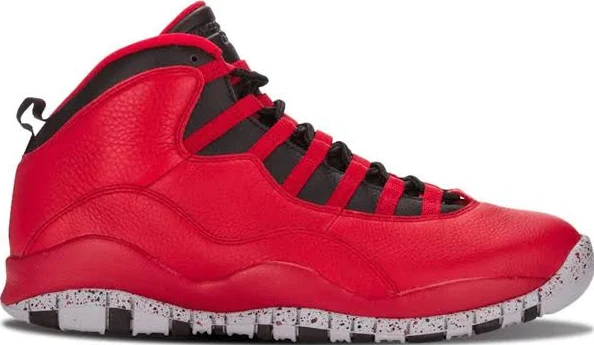 Jordan - Air Jordan 10 Retro 30th "Bulls Over Broadway" sneakers - unisex - Leather - 9.5 - Red