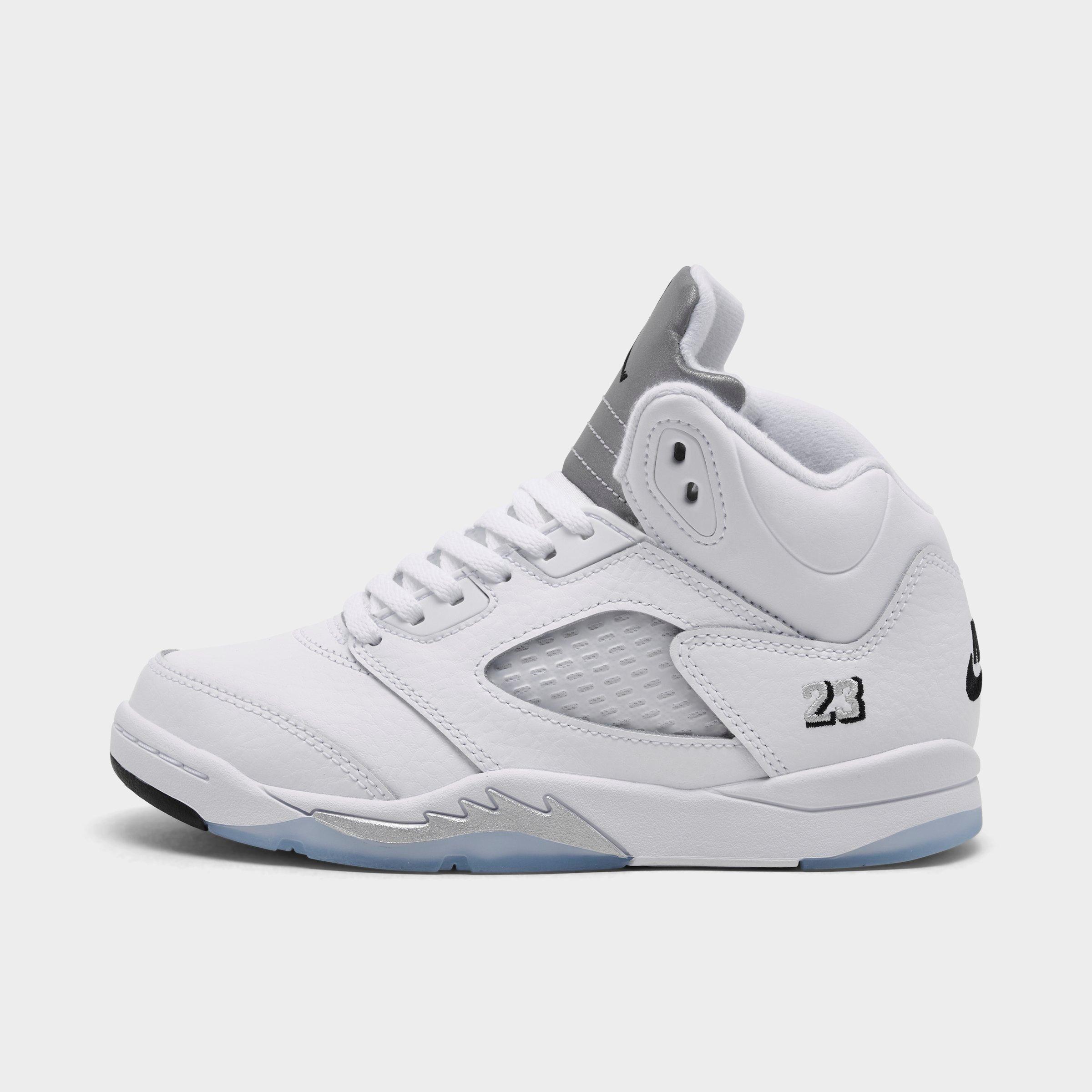 Little Kids' Air Jordan Retro 5 Basketball Shoes - Size 13.0