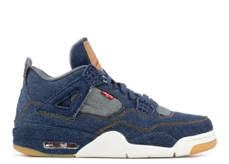 Jordan 4 Retro Levi's Denim (tag With Levi's Logo)