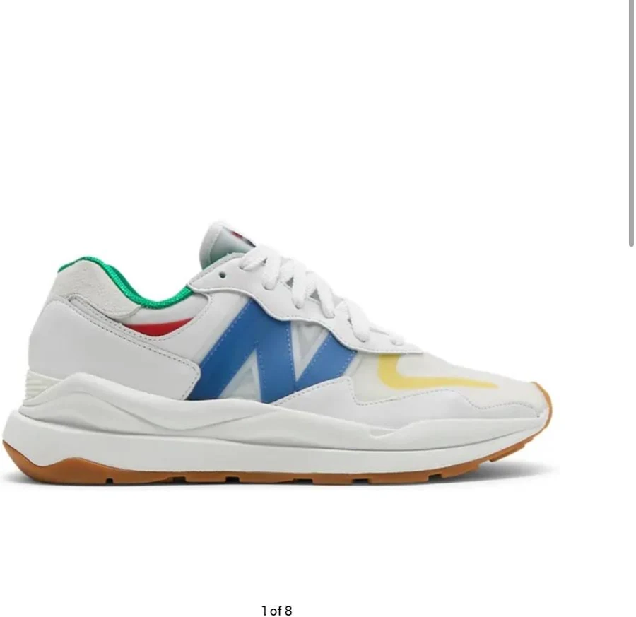 New Balance 57/40 Staud White
