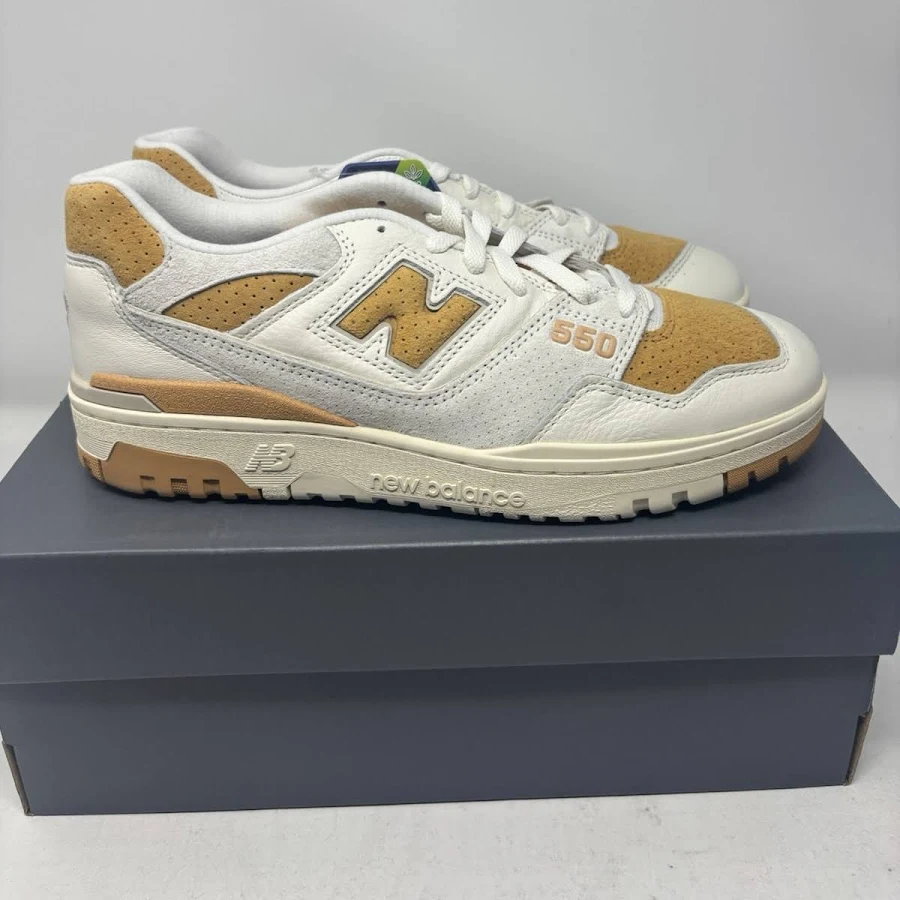 Balance 550 Dried Apricot Yellow White Sneaker Bb550lea Men's Size