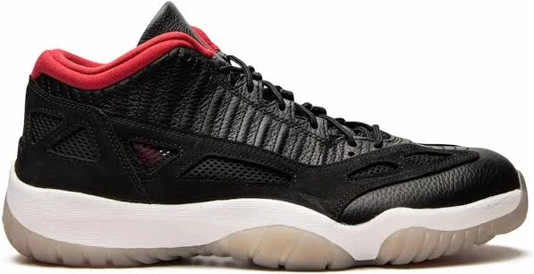 Jordan - Air Jordan 11 Low IE "Bred 2021" sneakers - unisex - Leather - 13 - Black